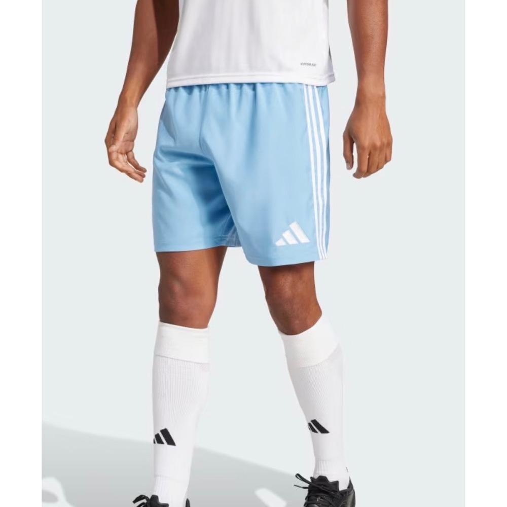 Men's adidas Tastigo 25 Shorts – Light Blue/White – Size Medium – NWT